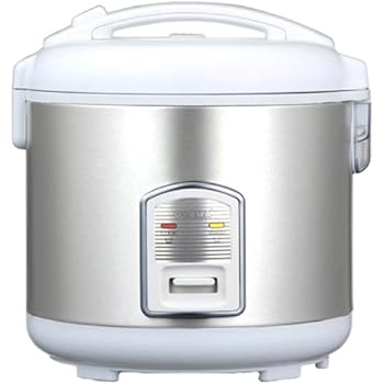 Oyama CFS-F12W 7 Cup Rice Cooker, Stainless White