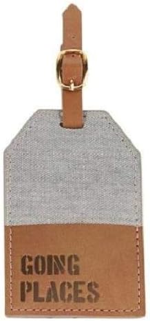 canvas luggage tags