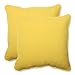Pillow Perfect Fresco Solid Indoor/Outdoor Throw Pillow Plush Fill, Weather and Fade Resistant, Throw - 18.5