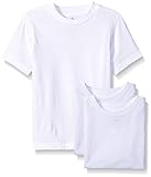 Calvin Klein Big Boys' 3 Pack Undershirts, White, X-Large
