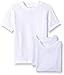Calvin Klein Little Boys' 3 Pack Undershirts, White, Small