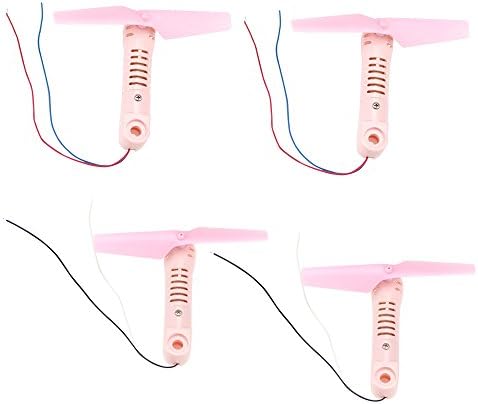 Hooray! Service Original CW &amp; CCW Pink Motor Arm with Propellers Crash Kit Spare Parts for JJRC H37 E50S RC Quadcopter