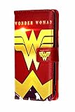 iPhone 7 Plus Wallet Case, DURARMOR Red Wonder Woman Premium PU Leather Wallet Case with ID Credit Card Cash Slots Flip Stand Wrist Strap Cover Carrying Case for iPhone 7 Plus 5.5 inch