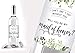 Printed Party Bridesmaid Proposal Wine Bottle Label Gift, Greenery, Set of 8