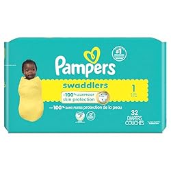 Pampers Baby Diapers - Swaddlers - Size 1, 32