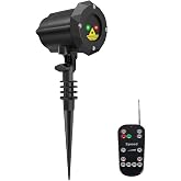 Poeland Garden Lights Moving Laser Christmas Lights Star Projector for Home and Garden