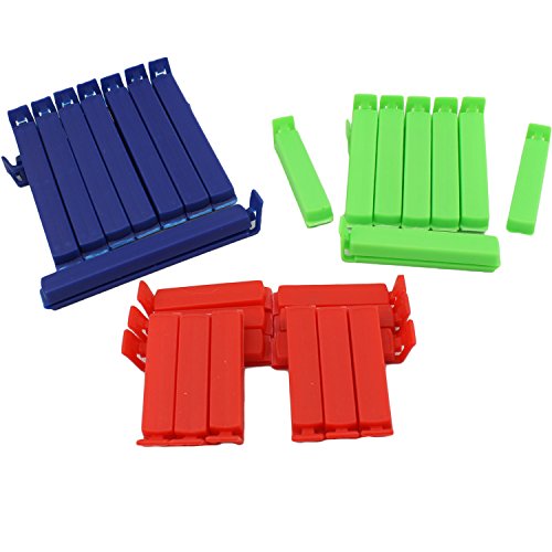 Snap Bag Sealer Clips for Snacks Chips Leftovers and More 30 Pc Set (Assorted Sizes) by bogo Brands