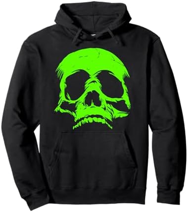 トップス starteam SKULL FULL ZIP GREEN Amazon.com: Bright Green Skull Zip Hoodie : Clothing, Shoes & Jewelry