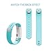 Vancle Fitbit Alta Bands, Newest Adjustable Replacement Bands for Fitbit Alta Bands, Small, Teal (with Metal Clasp, No Tracker)