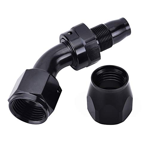 QUICATCH ã€Ship from USAã€‘ Braided 3/8 Fuel Line 6AN Oil/Gas/Fuel Hose End Fitting Hose Separator Clamp Kit