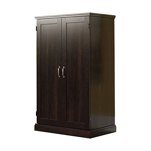 Sauder Computer Armoire, Cinnamon Cherry finish
