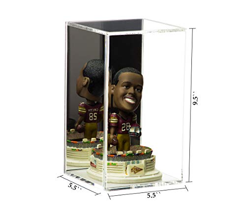 Deluxe Acrylic Display Case with Mirror for Figurine Miniature Doll Bobblehead or Action Figure (A016-MB)