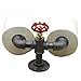 Y-Nut Industrial Vintage Toilet Paper Holder, Steampunk Toilet Paper Dispenser TPD-002 (Black)
