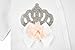 Lilax Baby Girl Jeweled Crown Layette 5 Piece Gift Set 0-3 Months Blush