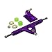 Caliber Trucks Cal II 44° RKP Longboard Trucks - Set of Two (Satin Purple w/o Bearings)