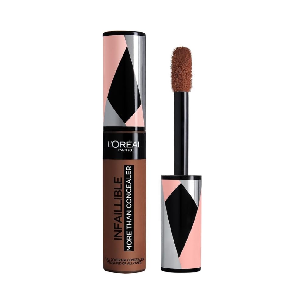 L'Oreal Paris Infallible Longwear 24HR More Than Concealer, Matte Finish, (340 Chestnut)