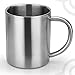 Bekith Kids Water Mugs Stainless Steel Drinking Cups Double Wall Food Grade Durable Safe - Set of 2