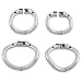 TERNENCE Ergonomic Design Stainless Chastity Device Cock Cage Base Ring Male Spares H150 (L / 50mm)