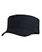 NYFASHION101 Fashionable Solid Color Unisex Adjustable Strap Cadet Cap, Navy