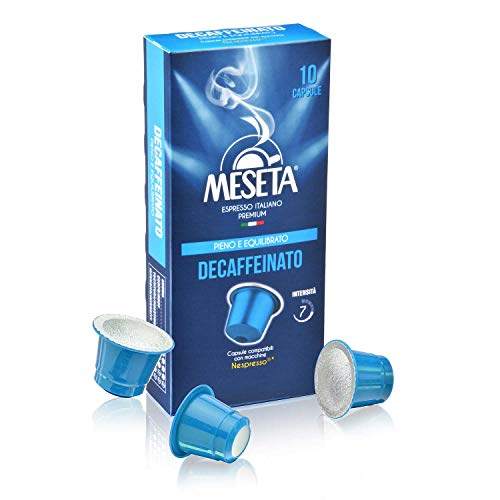 Meseta 40 Decaffeinated capsule compatible with Nespresso machine Meseta 40 Decaffeinated capsule compatible with Nespresso machine