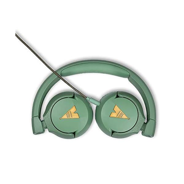 POGS-Kids-Headphones-The-Elephant-Foldable-On-Ear-Headphones-with-volume-limited-for-Kids-Music-Sharing-Function-Aux-Cable-Green POGS kids headphones | The Elephant | Foldable and robust headphones for kids from 3 years with volume control…