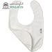 Bamboo Terry Drool Bibs. Waterproof 4-Piece Set For Baby by Wonderful Walrus. Natural - Simple - Classic. 2 Reversible, Ultra Soft & Absorbent Layers. In White for Ideal Unisex Gift or to Decorate.