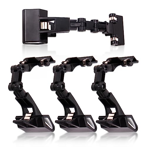 ZORZA 4Pcs Flexible Paper Stand for Desk Rotatable Foldable Document Holder Double Head Paper Holder for Typing Computer Monitor Canvas Clamp at Amazon