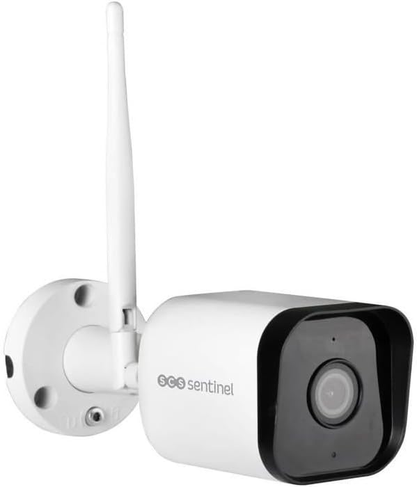 - SVI0066 - Cámara de vigilancia al Aire Libre Camfirst Outdoor - Función interfónica - Detector de Movimiento Personalizado - Función de grabación - Visión Nocturna