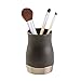 mDesign Decorative Metal Makeup Brush Cup Holders Tumblers for Bathroom Vanity Countertops - for Mouthwash/Mouth Rinse, Storing and Organizing Cosmetic Accessories - Bronze/Brown