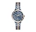 Fossil Women's Two-Tone Medium Round Face Blue Gray Watch