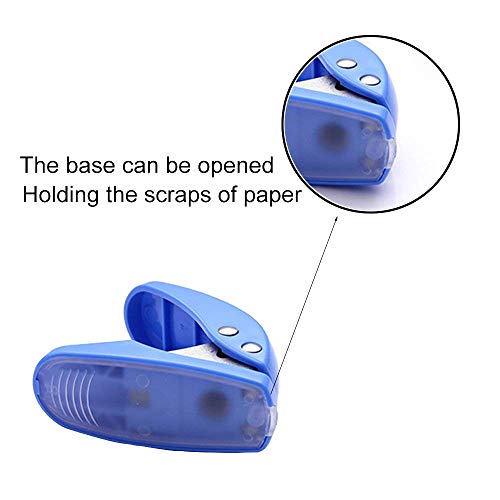 image for MyLifeUNIT Single Hole Puncher 1/4 inch, Small Paper Puncher 10 Sheets