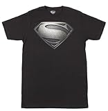 DC Comics Superman Man Of Steel Silver Logo T-Shirt