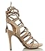 Wild Diva Women's Berlin 72 Gladiator Strappy Lace Up Tie High Heel
