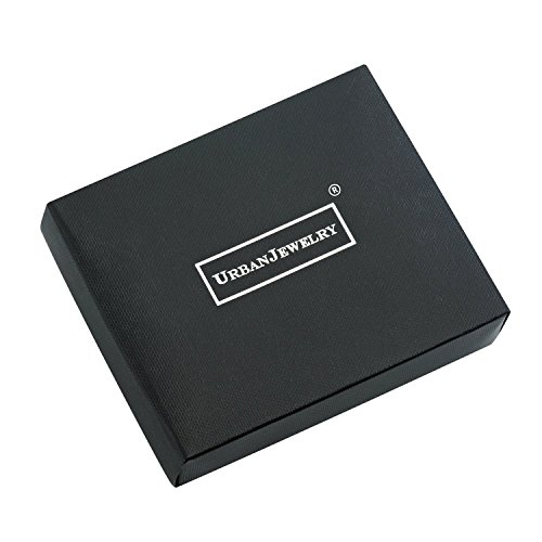 Sagenhaftes Edelstahl Herren Glieder Armband Silber Schwarz 23cm (Mit Marken Geschenkschachtel) – Bild 6