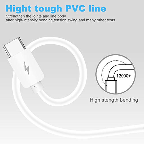 USB C Cable 3A Fast Charger, Type C Charger Fast Charging [3-Pack,3ft+3ft+6 ft] Compatible with Samsung Galaxy A10e A20 A50 A51 A71, S20 S10 S9 S8 Plus S10E, Note 20 10 9 8,LG V50 V40，Moto G7 G8