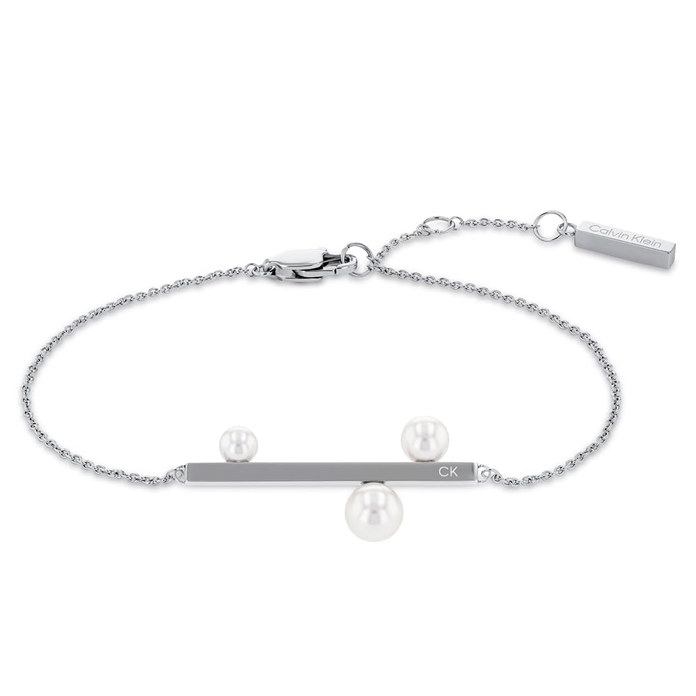 Calvin Klein Women's MINIMALIST PEARL Collection Chain Bracelet - 35000177
