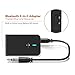 Gerleek Bluetooth Receiver Transmitter 2-in-1 Stereo CSR Wireless Receiver 3.5mm Jack wireless Audio Music Adapter for TV Car Speaker Headphone Home Sound System, 2 Devices supportthumb 3