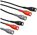 Fluke PM9091/001 3 Piece Coaxial BNC Cable Set, 1.5m Cable Length, 50 Ohms