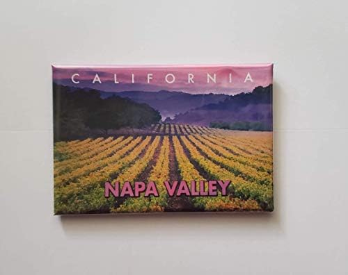 Napa Valley California State Souvenir Magnet for Refrigerator, Fridge - Great Gift Idea
