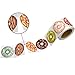 Donuts Perforated Roll Stickers for Kids Valentine 200pcs Christmas Thanksgiving Party Decor School Reward Sticker