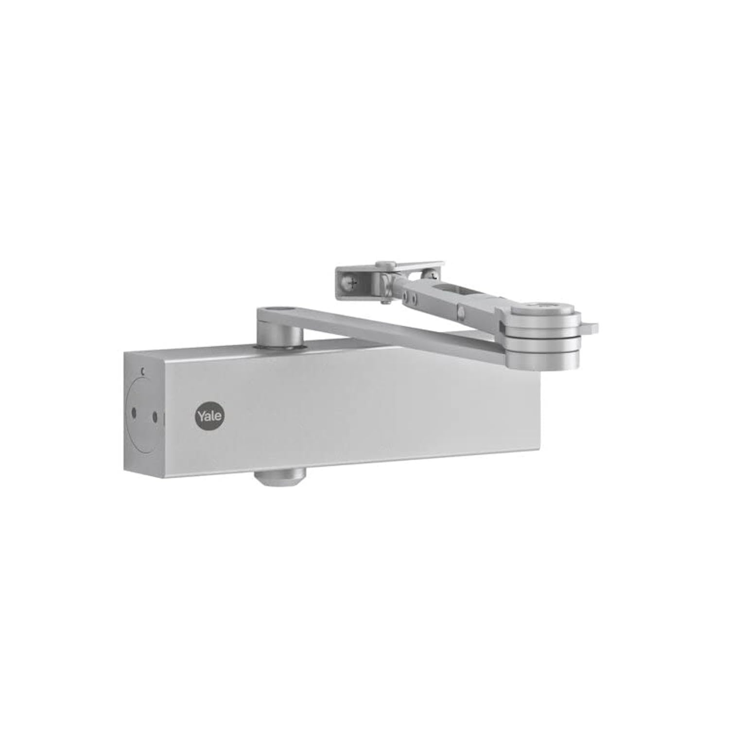 Yale 5500-0001-60 Door Closer for Doors with Normal Arm Silver Series 5500 Body + Normal Arm Box