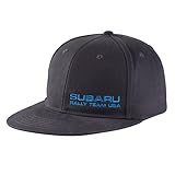 Genuine Subaru Rally Team Usa Flat Visor Cap Grey Rally Gear Hat Impreza STI WRX Racing