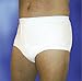 Kleinert's Mature Basics Fluid-Resistant Mens Underwear (Medium, White)