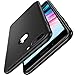 CASEKOO iPhone 8 Plus Case Slim Fit Ultra Thin Case Hard [Scratch Resistant] Great Grip Cover Compatible with iPhone 8 Plus [Shell Series]- Phantom Black