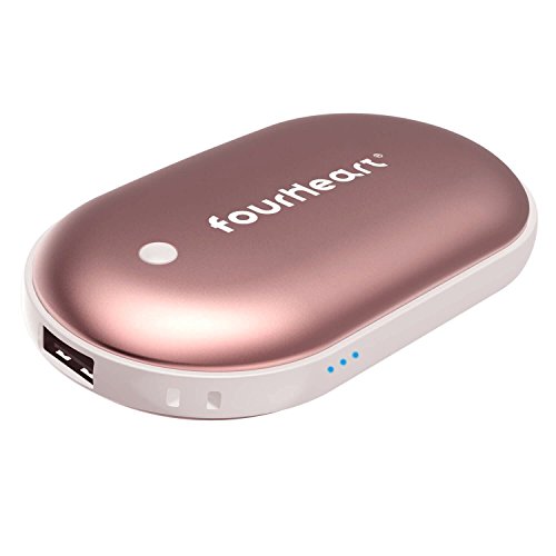 Fourheart Rechargeable/Reusable Hand Warmers, 5200mAh USB Electric Hand
