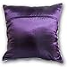 THAI SILK ''ENJOY SMILE ''(Single) Two Tone 3d Bouquet of Purple Roses Throw Cushion Cover/pillow Sham Handmade By Satin for Decorative Sofa, Car and Living Room Size 16 X 16 Inches