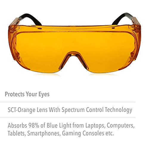 Uvex UltraSpec 2000 Blue Light Blocking Computer Glasses with SCTOrange Lens (S0360X) Pricepulse
