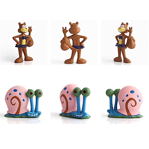 JAMOR Spongebob 8 Piece Collection Pineapple House Octopus House Krusty Krab (8) - Thumbnail 6