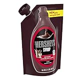 HERSHEY'S Chocolate Syrup Pouch, 16 Ounce (Pack of 6)