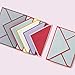 Kate Spade New York Gift Enclosures Card Set of 25 with Blank Interior and Lined Envelopes, Colorblock
